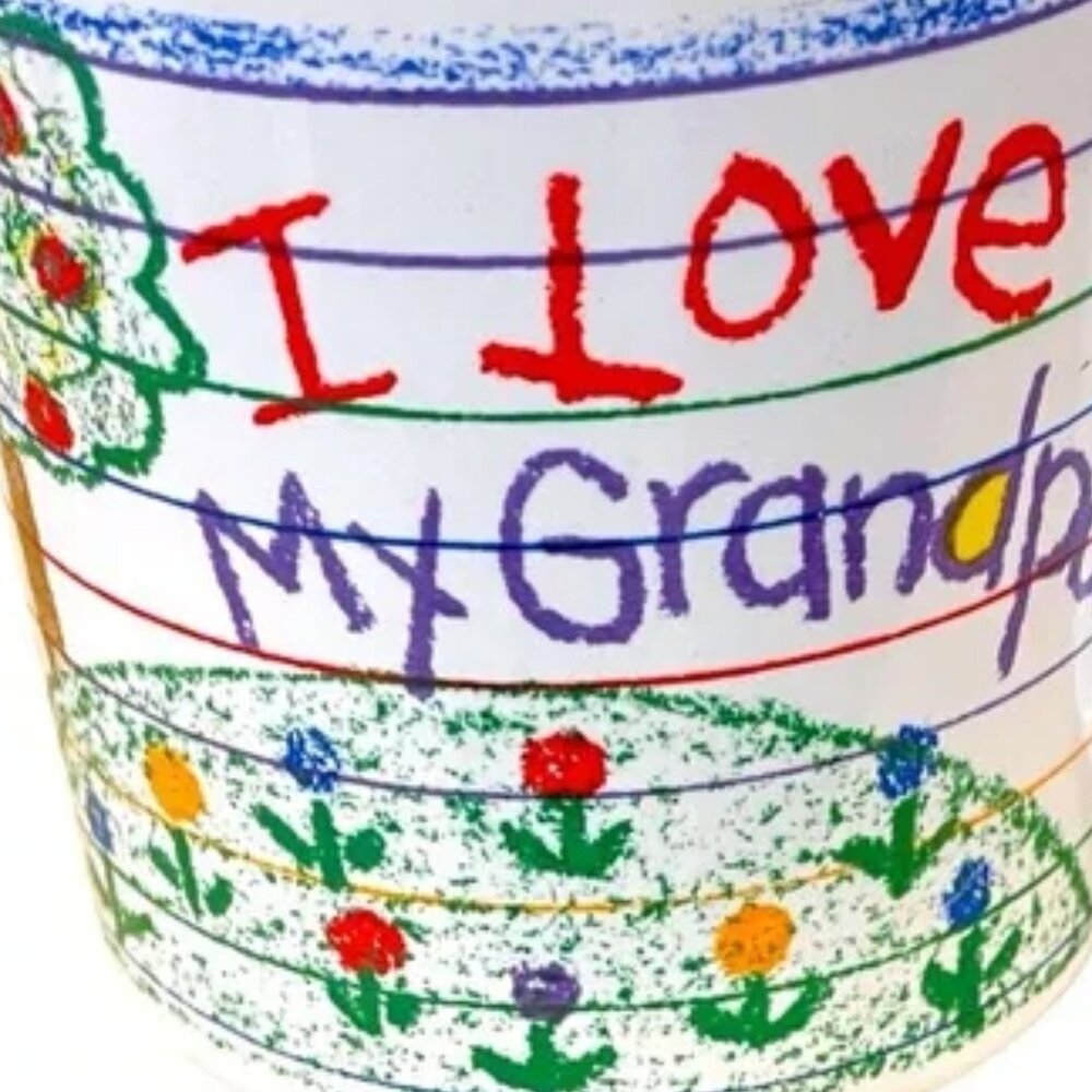 I LOVE MY GRANDPA ceramic coffee mug 10oz EUC - Picture 5 of 11